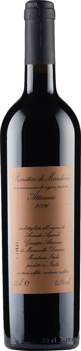 Attanasio Primitivo di Manduria 2017 afbeelding