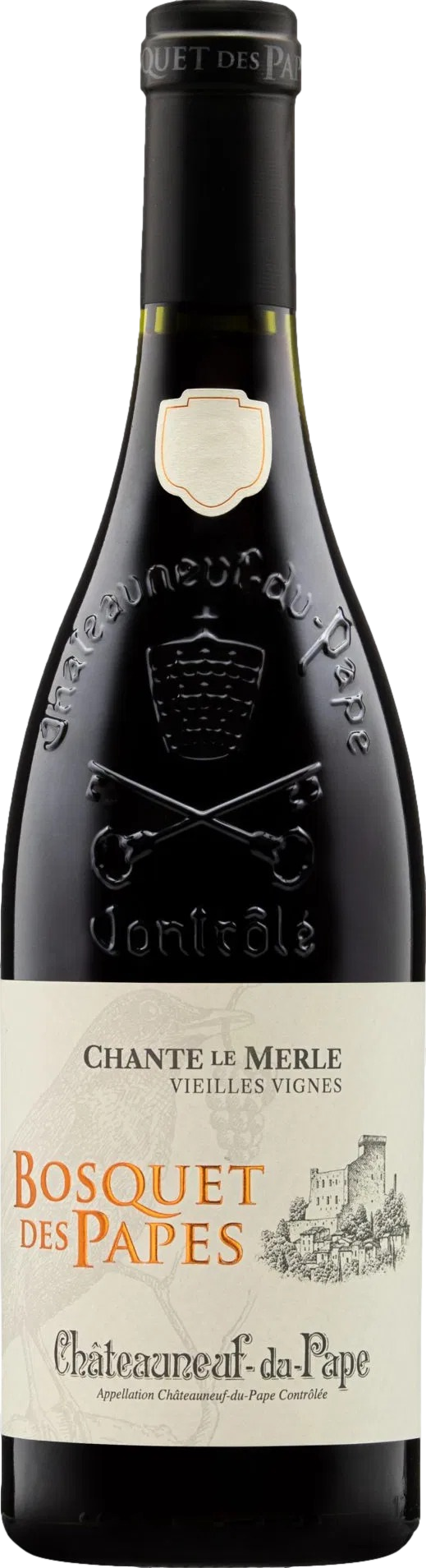 Bosquet des Papes Chante Le Merle Vieilles Vignes Chateauneuf Du Pape 2021 afbeelding