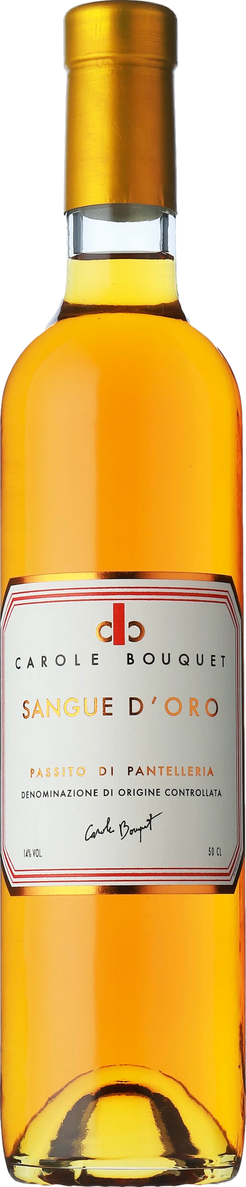 Carole Bouquet Sangue d'Oro Passito di Pantelleria 2022 afbeelding