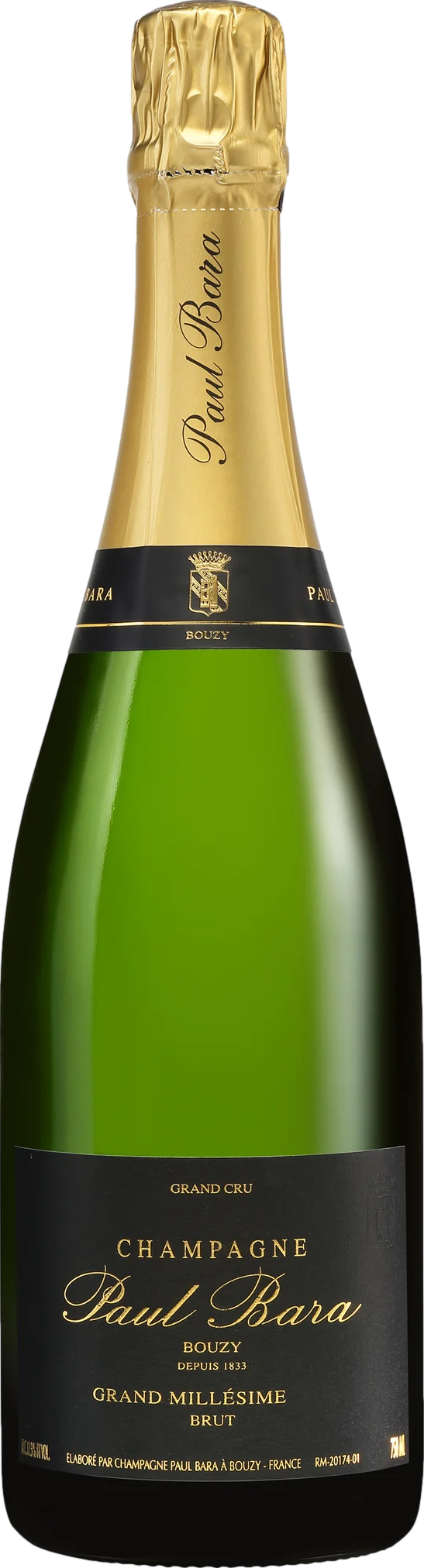 Champagne Paul Bara Grand Millesime Grand Cru 2018 afbeelding