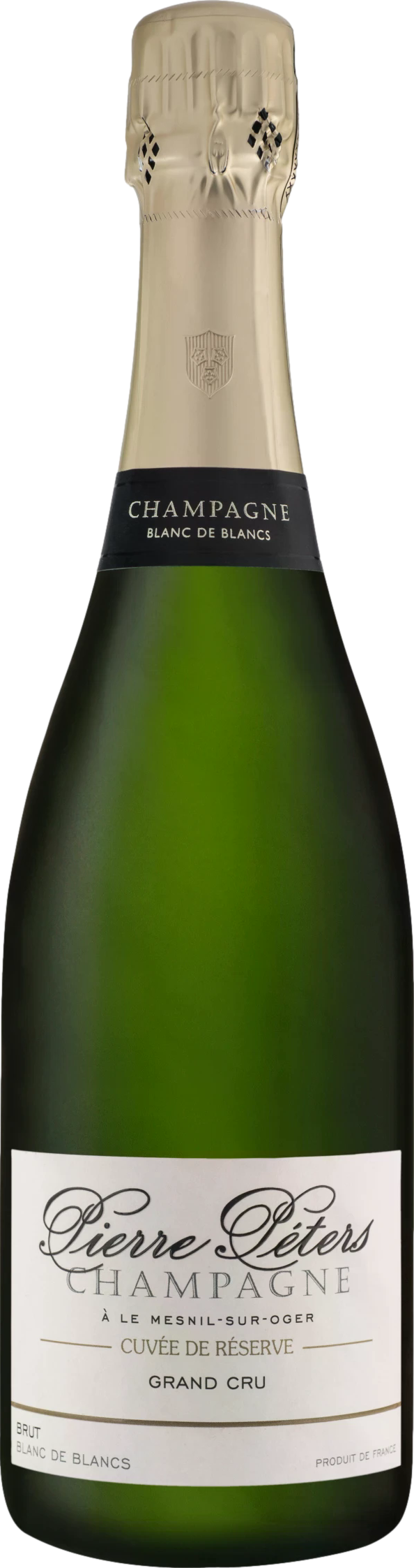 Champagne Pierre Peters Cuvee de Reserve Blanc de Blancs Grand Cru afbeelding