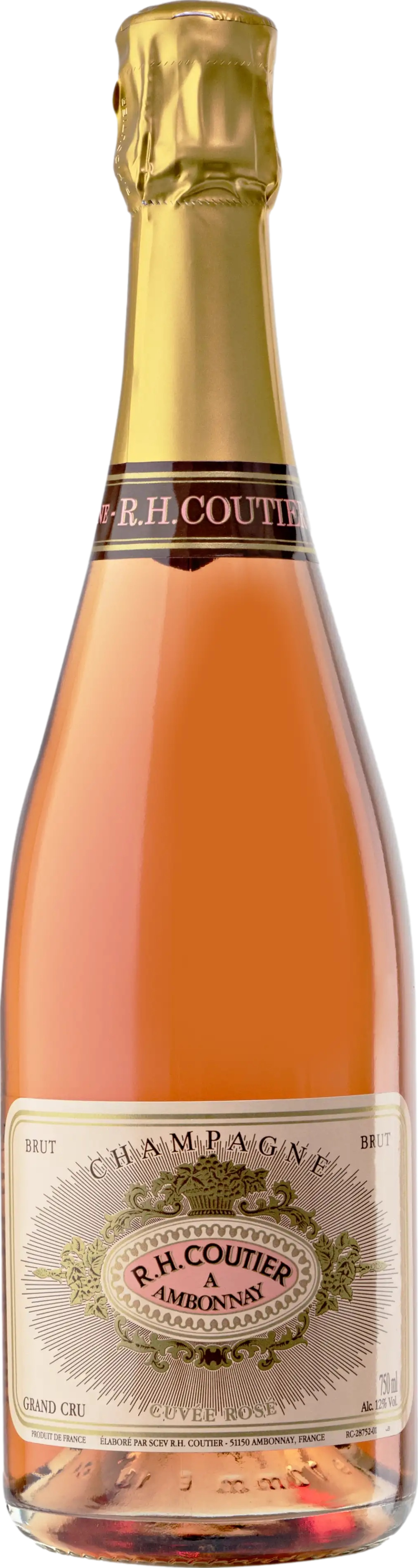 Champagne R.H. Coutier Cuvee Rose Grand Cru afbeelding