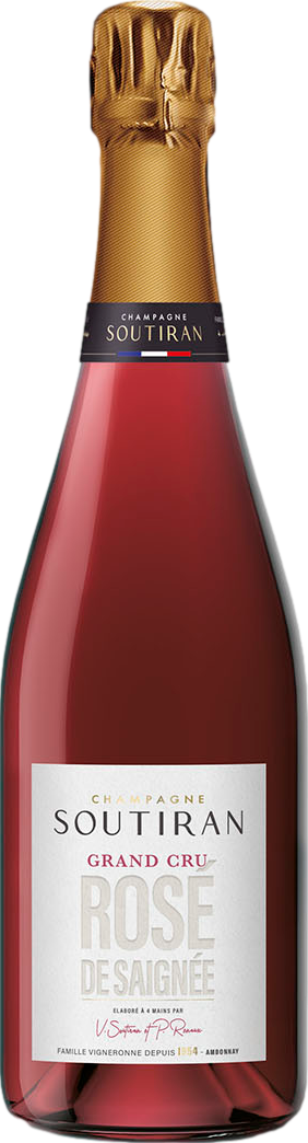 Champagne Soutiran Rose de Saignee Brut Grand Cru afbeelding