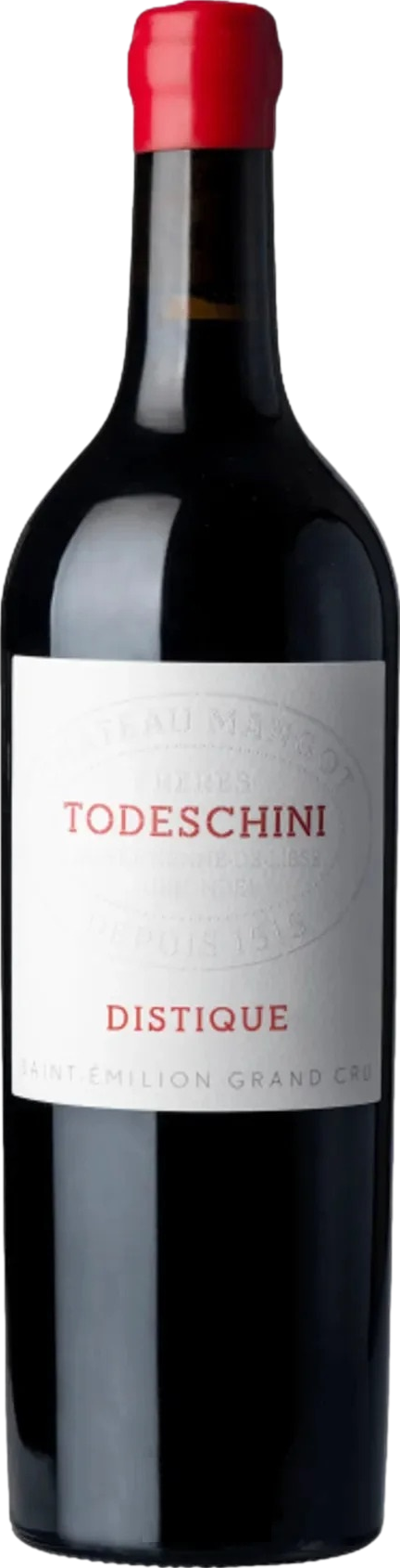 Chateau Mangot Saint Emilion Grand Cru Todeschini Distique 2020 afbeelding