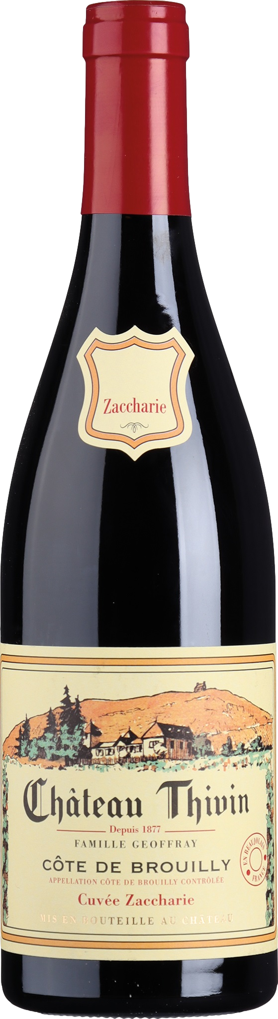 Chateau Thivin Cote de Brouilly Cuvee Zaccharie 2022 afbeelding