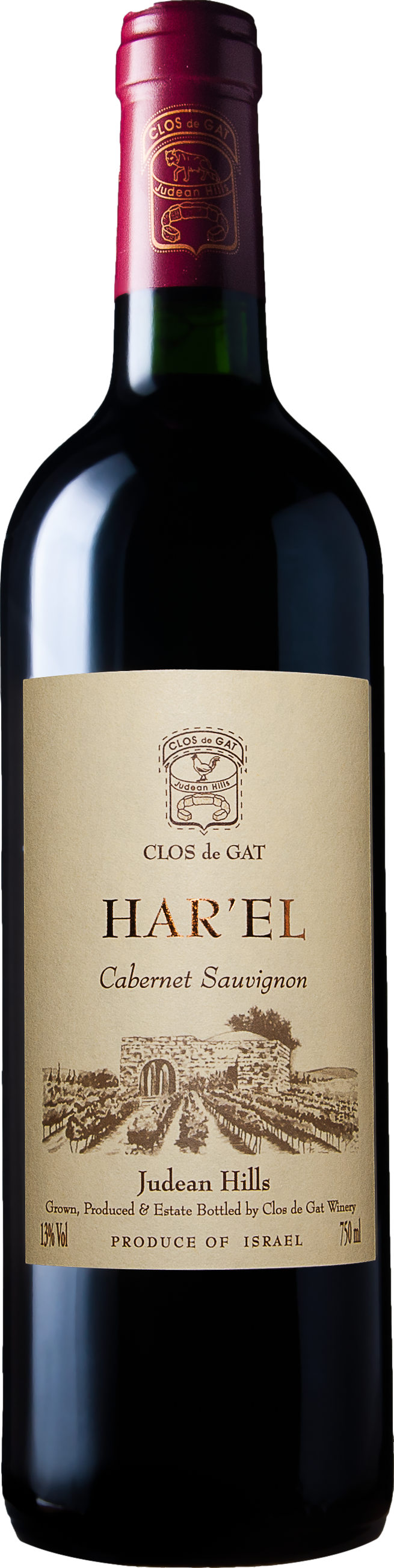 Clos de Gat Har'el Cabernet Sauvignon 2019 afbeelding