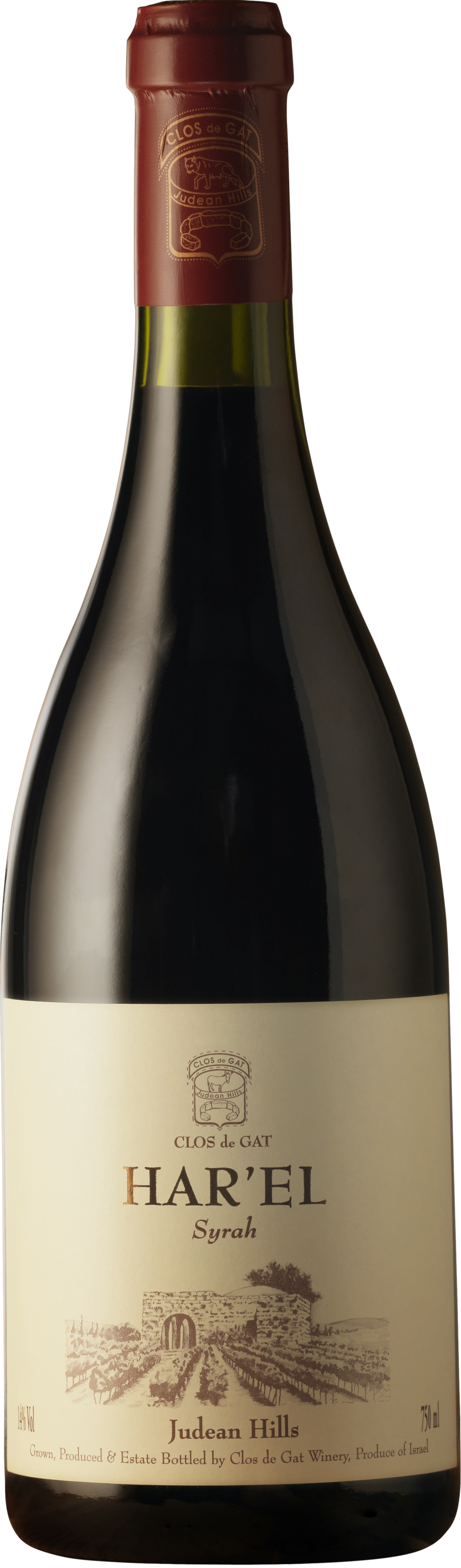 Clos de Gat Har'el Syrah 2022 afbeelding