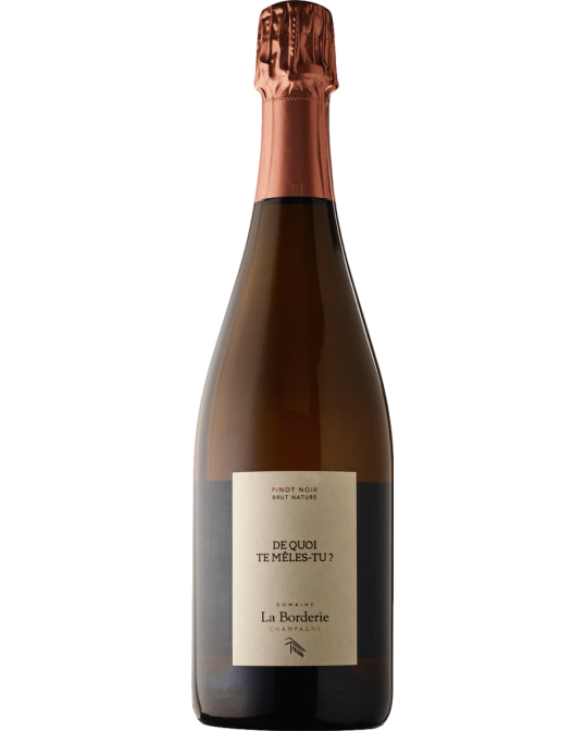 Champagne Domaine la Borderie De Quoi Te Meles Tu Blanc de Noirs Extra Brut