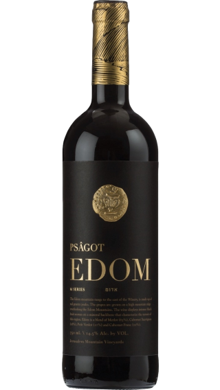 Bottle of Psagot Edom 2017 wine 750 ml