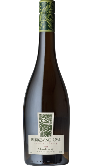 Bottle of Burrowing Owl Chardonnay 2019 wine 750 ml