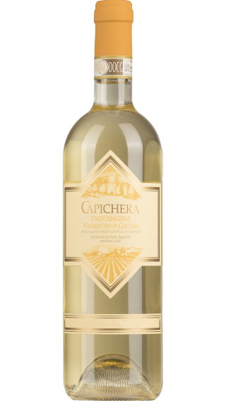 Bottle of Capichera Vign'Angena Vermentino 2020 wine 750 ml