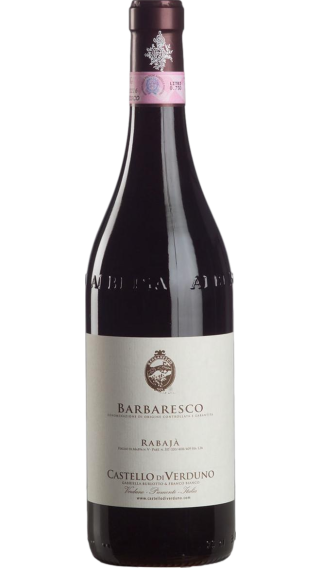 Bottle of Castello di Verduno Barbaresco Rabaja 2016 wine 750 ml