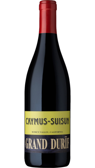 Bottle of Caymus Suisun Grand Durif 2018 wine 750 ml