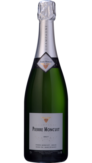 Bottle of Champagne Pierre Moncuit Delos Grand Cru Blanc de Blancs Brut wine 750 ml