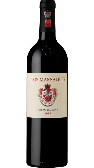 Bottle of Chateau Clos Marsalette Pessac-Leognan 2016 wine 750 ml