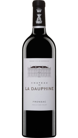 Bottle of Chateau de la Dauphine 2017 wine 750 ml