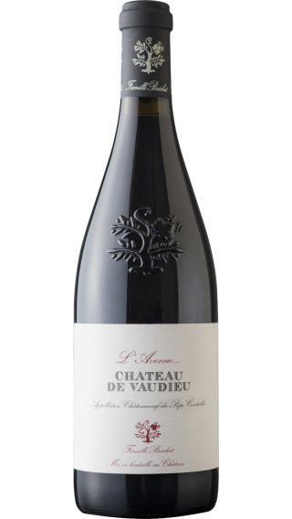 Bottle of Chateau de Vaudieu Chateauneuf du Pape L'Avenue 2017 wine 750 ml