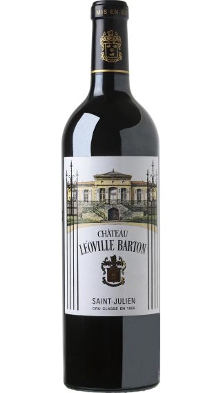 Bottle of Chateau Leoville Barton 2018 wine 750 ml