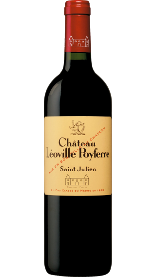 Bottle of Chateau Leoville Poyferre 2017 wine 750 ml