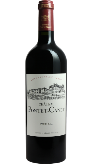 Bottle of Chateau Pontet-Canet 2017 wine 750 ml