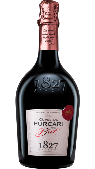 Bottle of Chateau Purcari Cuvee de Purcari Rose Brut wine 750 ml