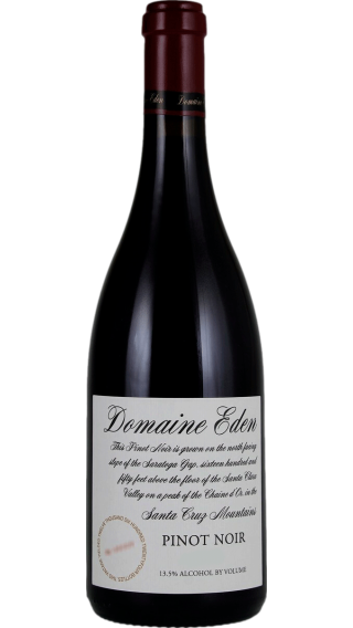 Bottle of Domaine Eden Pinot Noir 2017 wine 750 ml