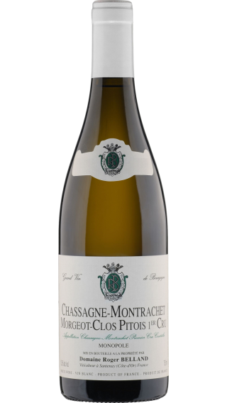 Bottle of Domaine Roger Belland Chassagne Montrachet Premier Cru Morgeot Clos Pitois Blanc 2022 wine 750 ml