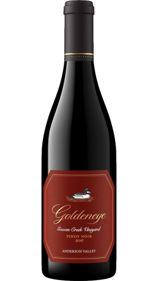 Bottle of Duckhorn  Goldeneye Gowan Creek Pinot Noir 2019 wine 750 ml