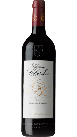 Bottle of Edmond de Rothschild Chateau Clarke Kosher 2020 wine 750 ml