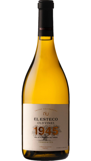 Bottle of El Esteco Old Vines Torrontes 2023 wine 750 ml