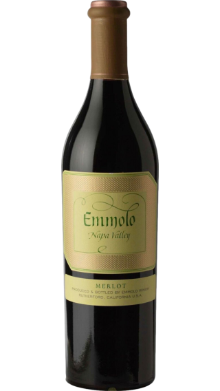 Bottle of Emmolo Merlot 2020 wine 750 ml