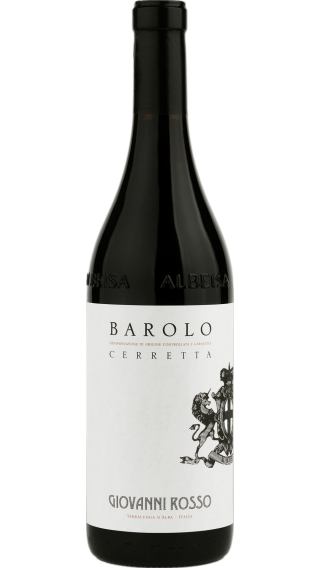 Bottle of Giovanni Rosso Barolo Cerretta 2018 wine 750 ml