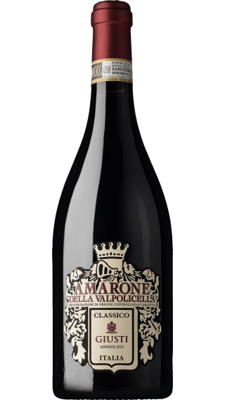 Bottle of Giusti Amarone della Valpolicella Classico 2017 wine 750 ml