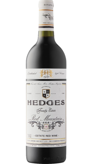 Bottle of Hedges Family Red Mountain Blend 2019 wine 750 ml