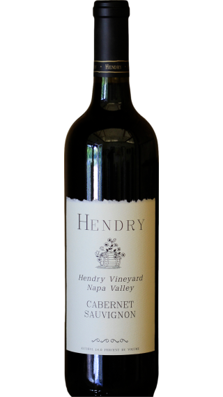 Bottle of Hendry Cabernet Sauvignon 2015 wine 750 ml