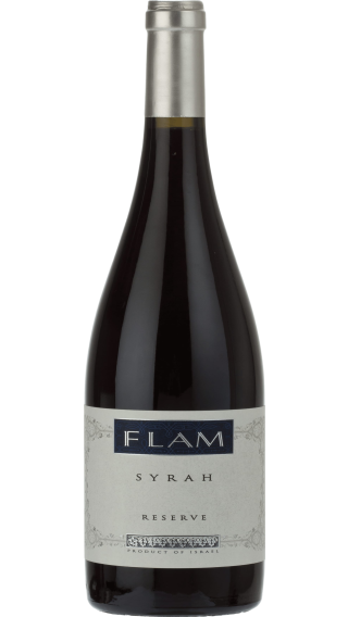 Bottle of Flam Syrah Reserve 2019 wine 750 ml