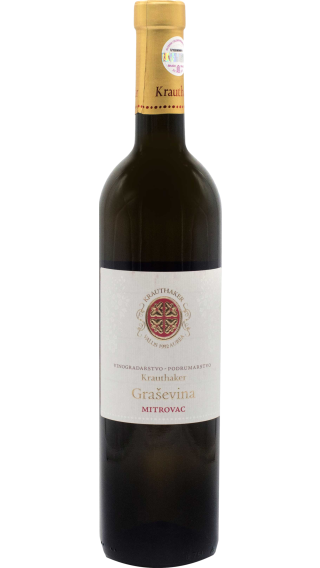 Bottle of Krauthaker Grasevina Mitrovac 2023 wine 750 ml