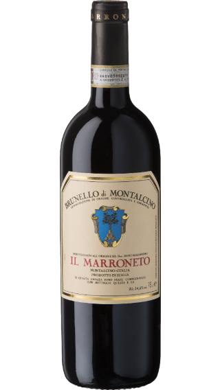 Bottle of Il Marroneto Brunello di Montalcino 2017 wine 750 ml