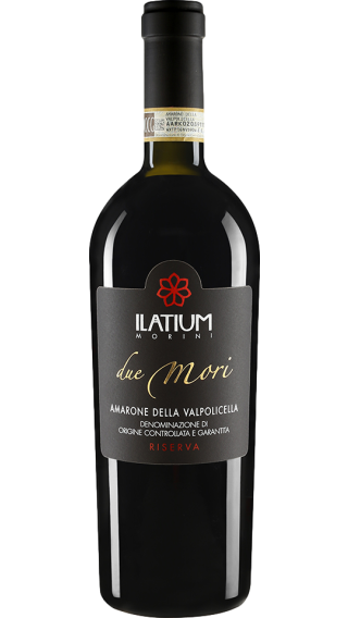 Bottle of Ilatium Morini Amarone della Valpolicella Riserva Due Mori 2015 wine 750 ml