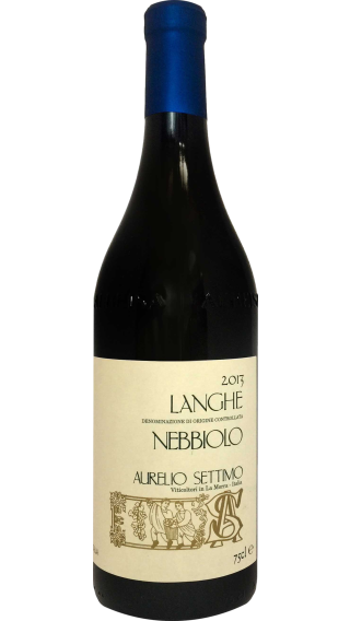 Bottle of Aurelio Settimo Langhe Nebbiolo 2013 wine 750 ml