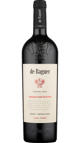 Bottle of Klet Brda De Baguer Merlot - Cabernet Franc 2017 wine 750 ml