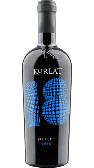 Bottle of Korlat Merlot 2020 wine 750 ml