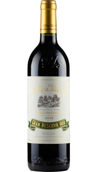 Bottle of La Rioja Alta Gran Reserva 904 2015 wine 750 ml