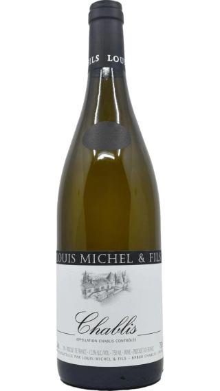 Bottle of Louis Michel & Fils Chablis 2022 wine 750 ml