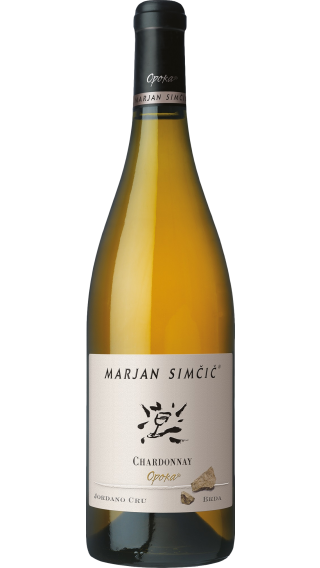 Bottle of Marjan Simcic Chardonnay Opoka 2021 wine 750 ml