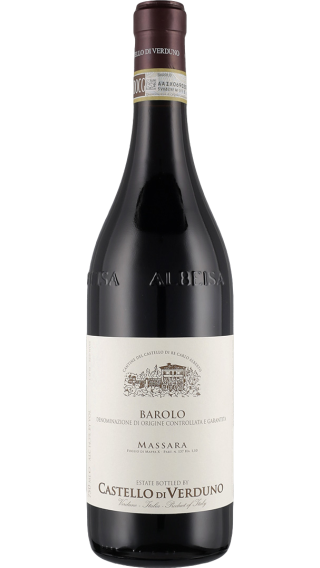 Bottle of Castello di Verduno Barolo Massara 2015 wine 750 ml