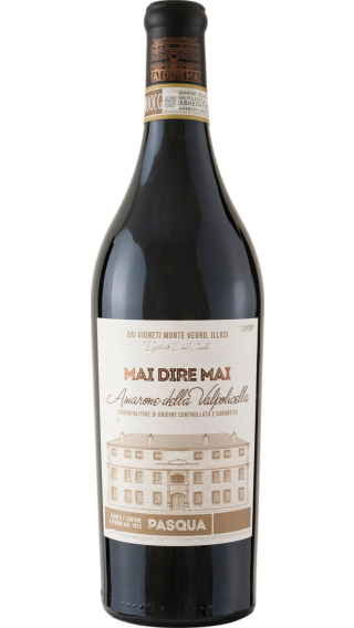 Bottle of Pasqua Mai Dire Mai Amarone della Valpolicella 2013 wine 750 ml