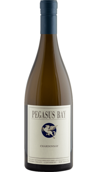 Bottle of Pegasus Bay Chardonnay 2019 wine 750 ml