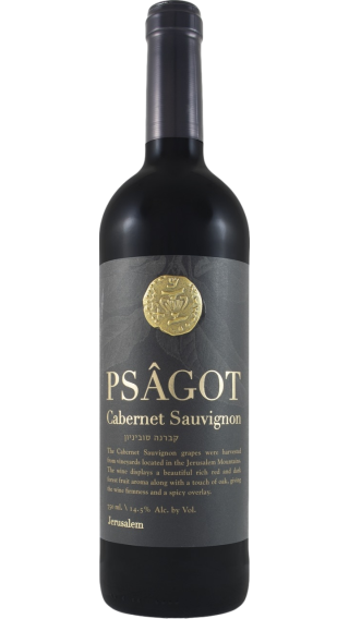 Bottle of Psagot Cabernet Sauvignon 2019 wine 750 ml