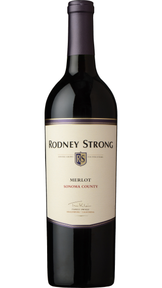 Bottle of Rodney Strong Merlot 2014 wine 750 ml